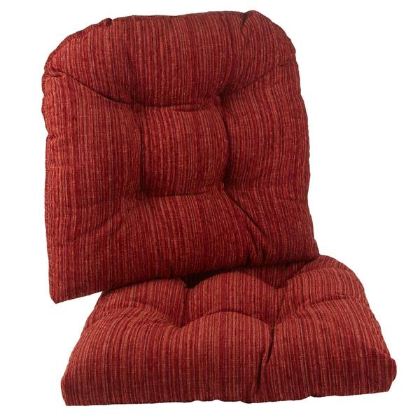 Klear Vu The Gripper(R) 2pc. Polar Chenille Tufted Chair Cushions