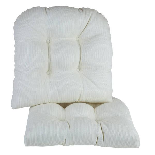Klear Vu The Gripper(R) 2pc. Large Omega Tufted Chair Cushions