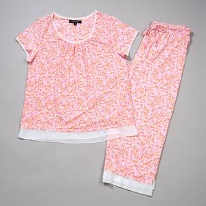 Womens Ellen Tracy Short Sleeve Scoop Neck Pajama Set alternate view