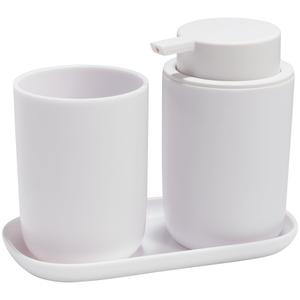 3Pc White Bathroom Set