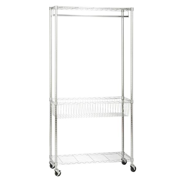 Honey-Can-Do Rack Laundry Rolling Station alternate view