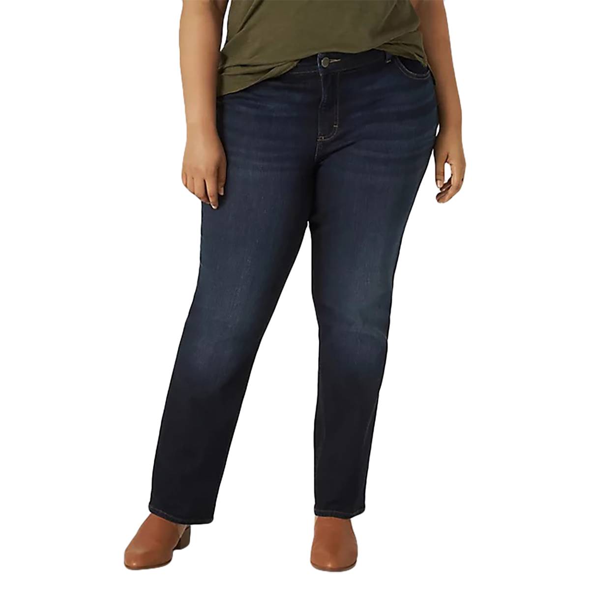 Plus Size Lee(R) Legendary Straight Nightshade Denim Jeans-Medium