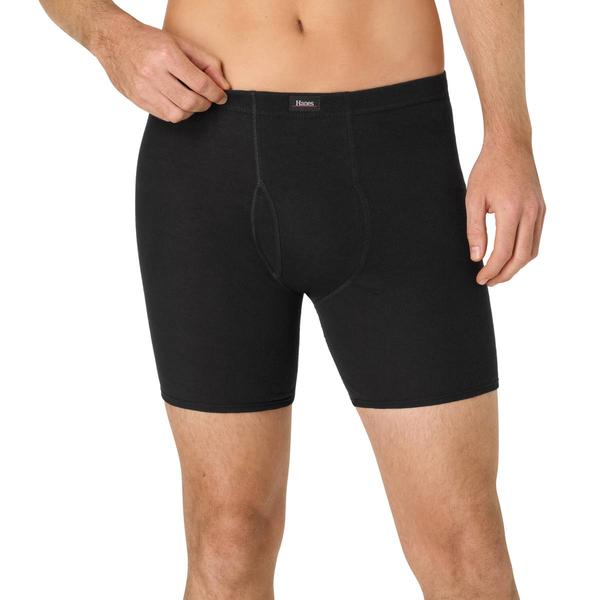 Men's Hanes(R) Ultimate 4pk. ComfortSoft(R) Boxer Briefs-Black/Blue