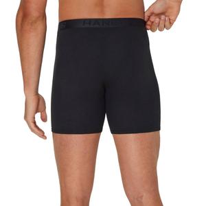 Men's Hanes(R) Ultimate 4pk. ComfortSoft(R) Boxer Briefs - Black/Grey alternate view