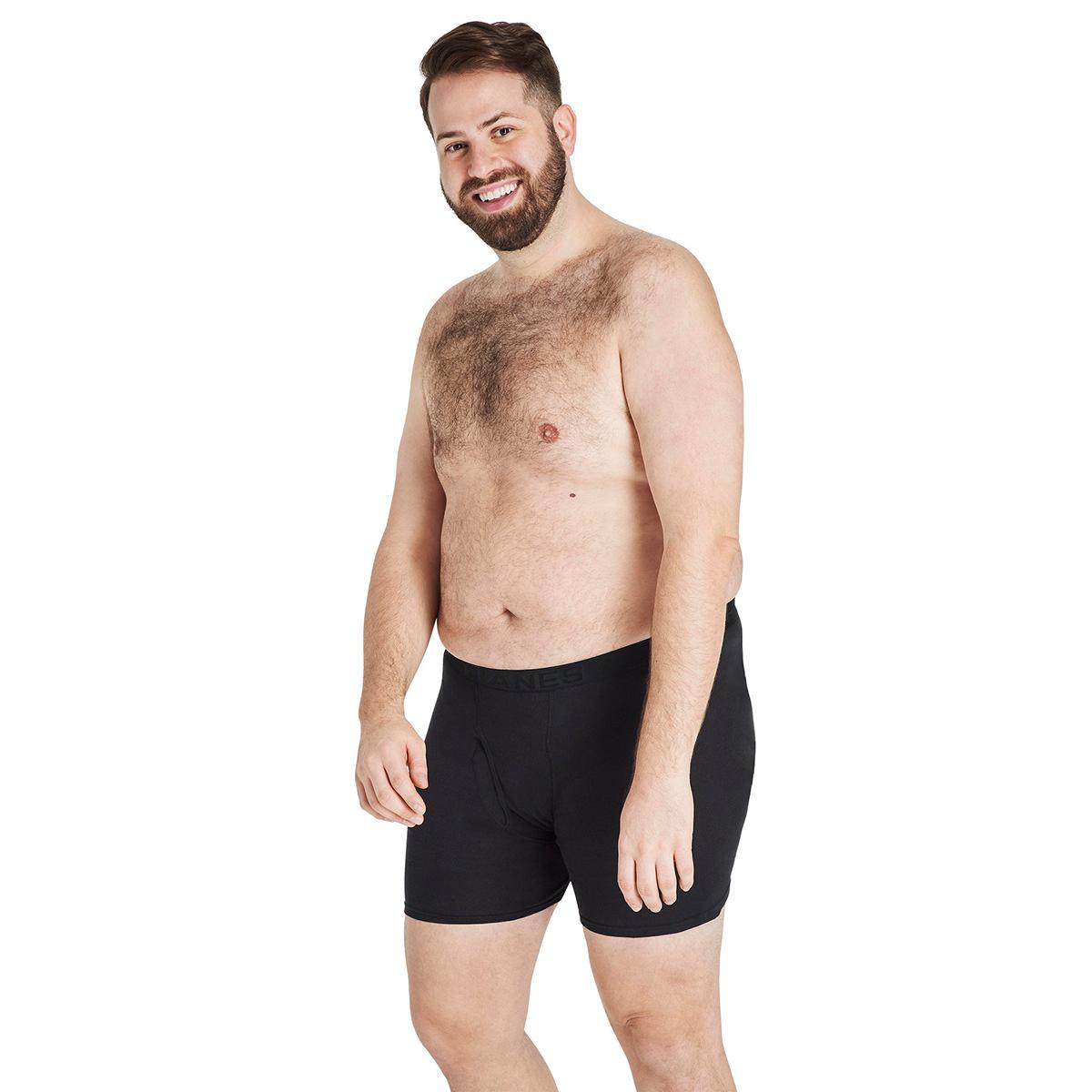 Mens Big & Tall Hanes(R) 4pk. Cool Comfort Boxer Briefs