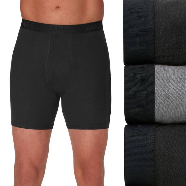 Men's Big & Tall Hanes(R) Ultimate 3pk. ComfortSoft(R) Boxer Briefs alternate view