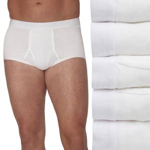 Men's Big & Tall Hanes(R) Ultimate 5pk. ComfortSoft(R) Briefs - White alternate view