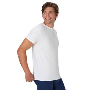 Mens Hanes(R) Ultimate 5pk. ComfortSoft(R) Crew Undershirts - White alternate view