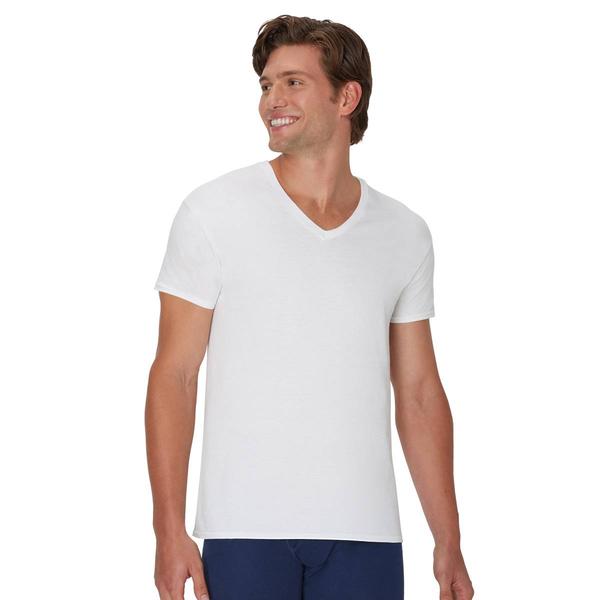 Mens Hanes(R) Ultimate 5pk. ComfortSoft(R) V-Neck Undershirts