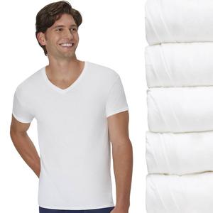 Mens Hanes(R) Ultimate 5pk. ComfortSoft(R) V-Neck Undershirts alternate view