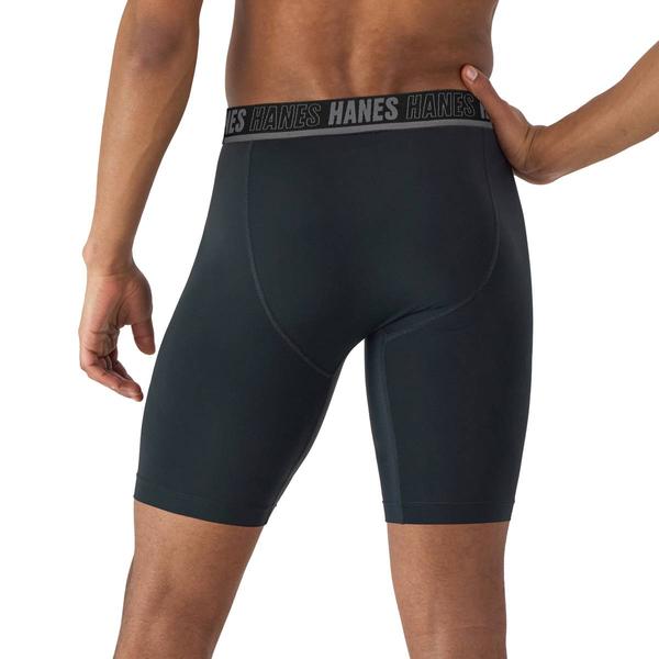 Men's Hanes(R) Ultimate 3pk. Moves X-TEMP(R) Long Leg Boxer Briefs alternate view