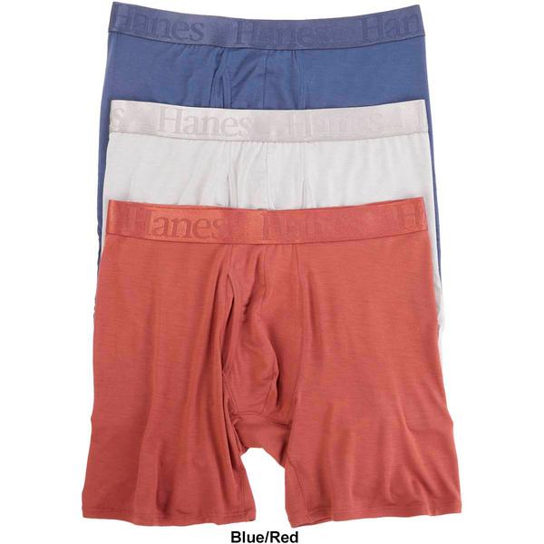 Mens Hanes(R) Ultimate 3pk. Original Super Stretch Boxer Briefs alternate view