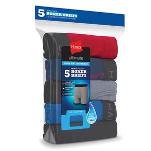Boys (8-20) Hanes(R) Ultimate 5pk. Boxer Briefs alternate view