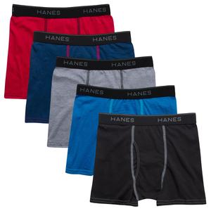 Boys (8-20) Hanes(R) Ultimate 5pk. Boxer Briefs