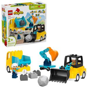 LEGO(R) Duplo(R)  3-in-1 Construction Vehicles Building Kit