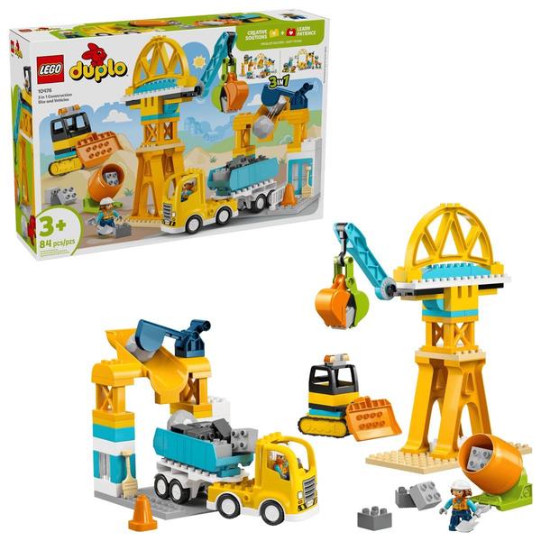 LEGO(R) DUPLO(R) 3-in-1 Construction Site & Vehicles Building Kit