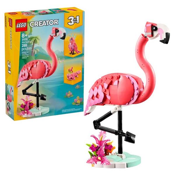 LEGO(R) Creator 3-in-1 Wild Animals: Pink Flamingo Building Kit