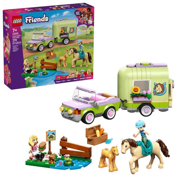 LEGO(R) Friends Horse & Baby Foal Trailer Building Kit