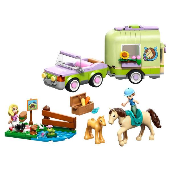 LEGO(R) Friends Horse & Baby Foal Trailer Building Kit alternate view