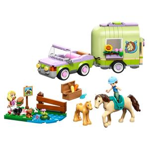 LEGO(R) Friends Horse & Baby Foal Trailer Building Kit alternate view