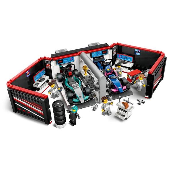LEGO(R) CITY F1(R) Garage & Mercedes-AMG & Alpine Cars Building Kit alternate view
