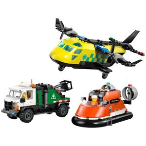 LEGO(R) City Airplane Service Truck & Hovercraft Building Kit alternate view