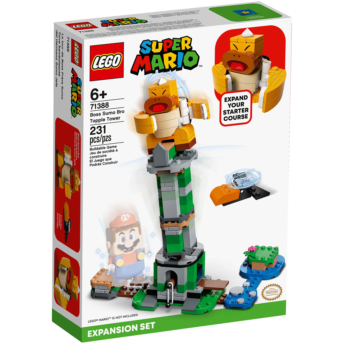 LEGO(R) Super Mario Boss Sumo Bro Topple Tower Expansion Set