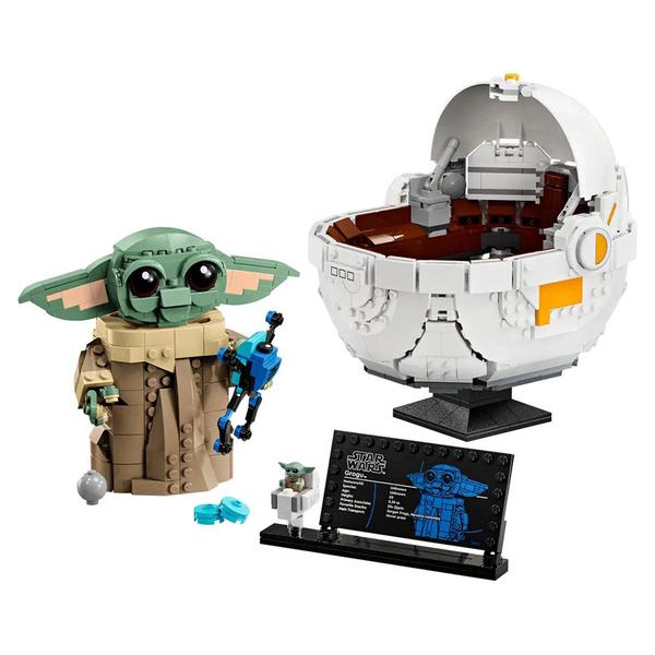 LEGO(R) Star Wars(R) Grogu(tm) with Hover Pram Building Kit alternate view
