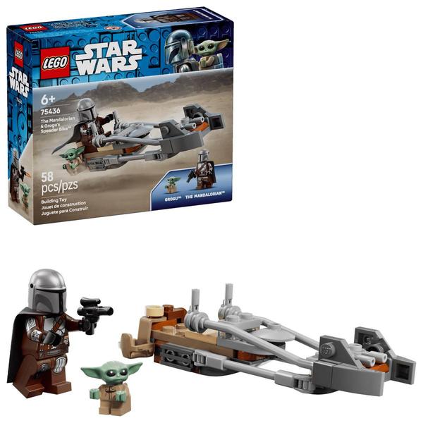 LEGO(R) Star Wars(tm) Mandalorian & Grogu's Speeder Bike Building Kit