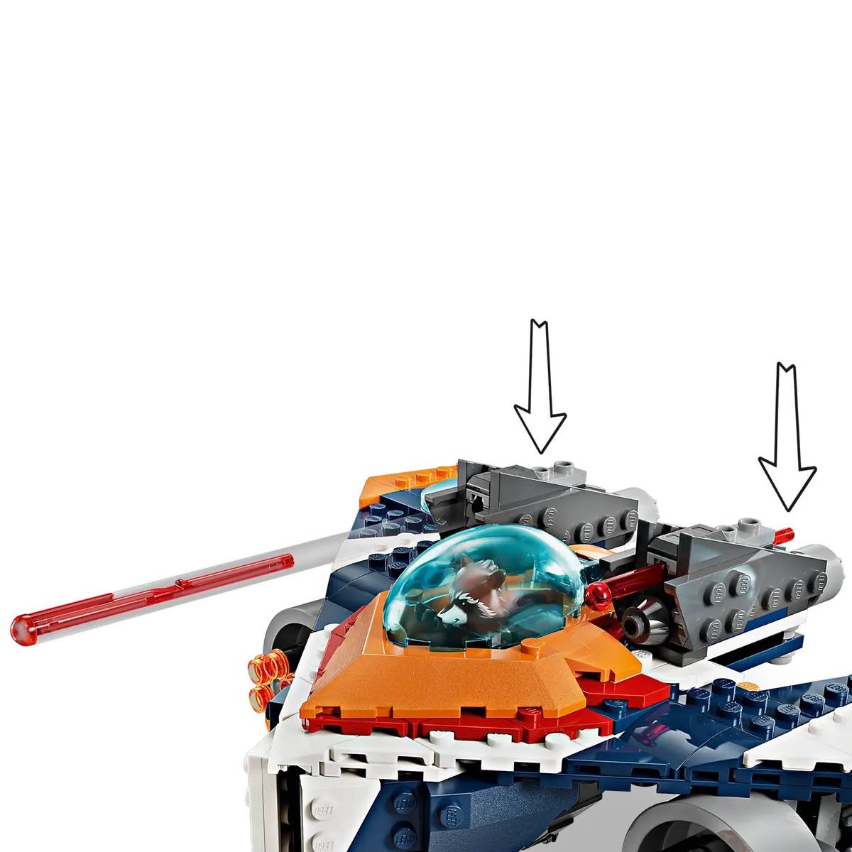 LEGO(R) Marvel Rockets Warbird Vs. Ronan