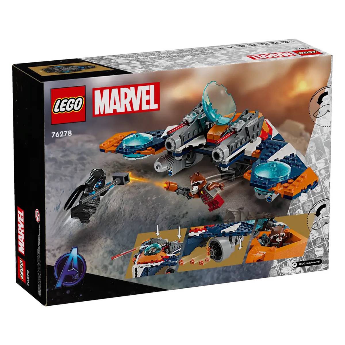 LEGO(R) Marvel Rockets Warbird Vs. Ronan