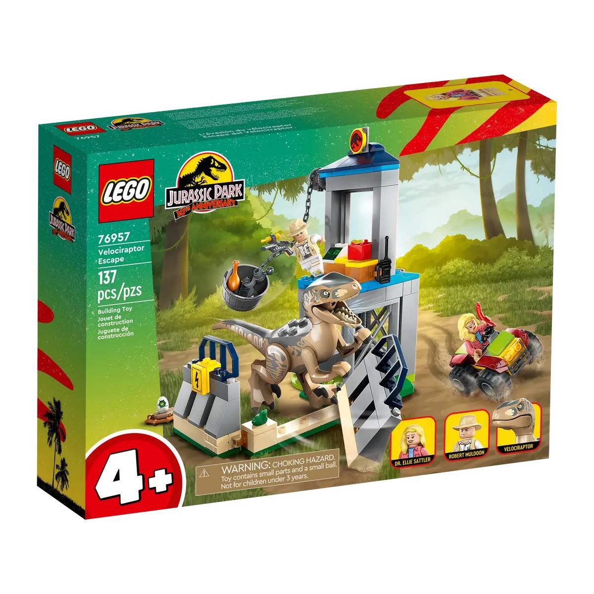 LEGO(R) Jurassic World Velociraptor Escape