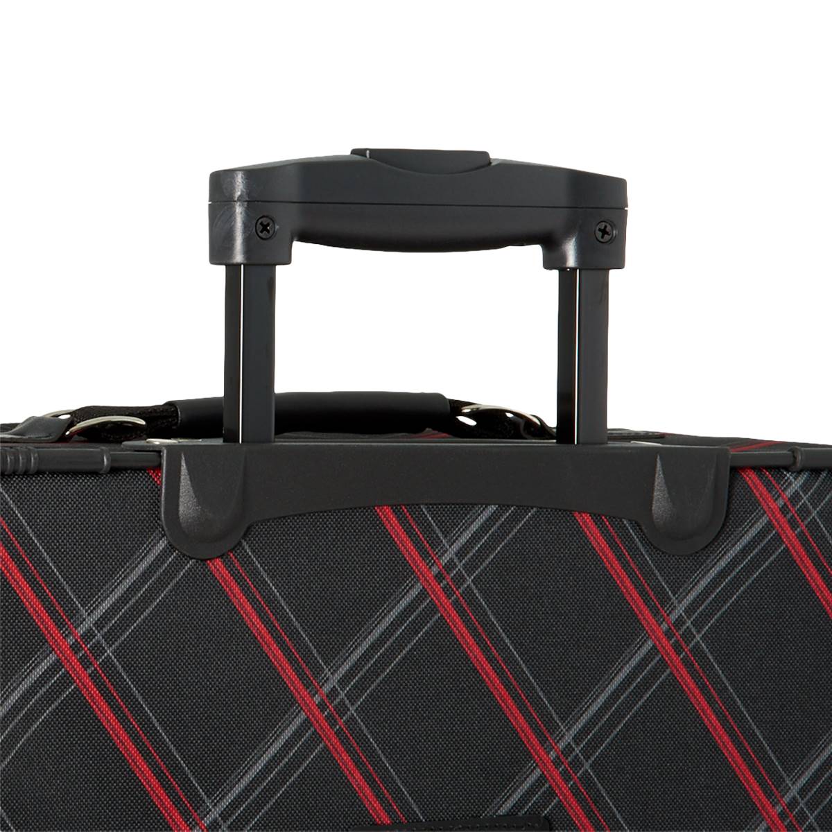 Leisure Lafayette 21in. Spinner Luggage - Black/Red