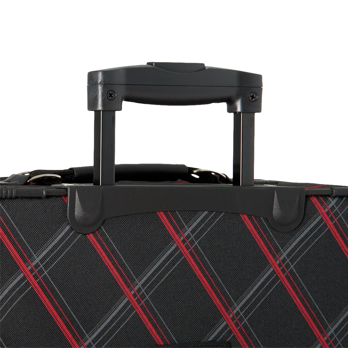 Leisure Lafayette 25in. Spinner Luggage - Black/Red