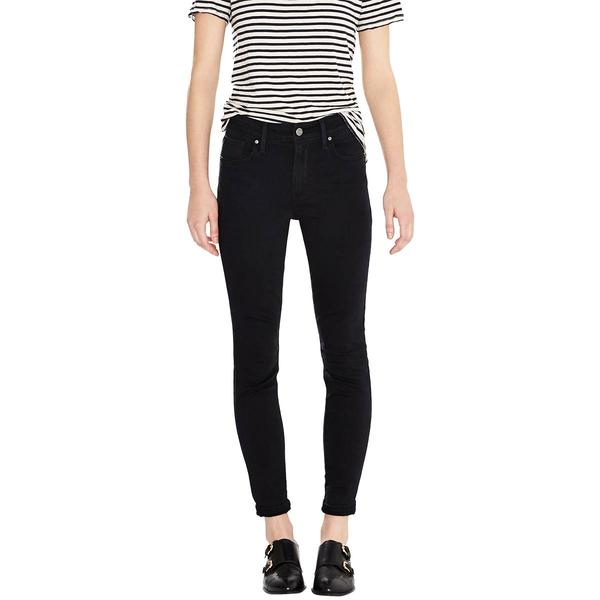 Womens Levi's(R) 721 High Rise Soft Black Skinny Jeans