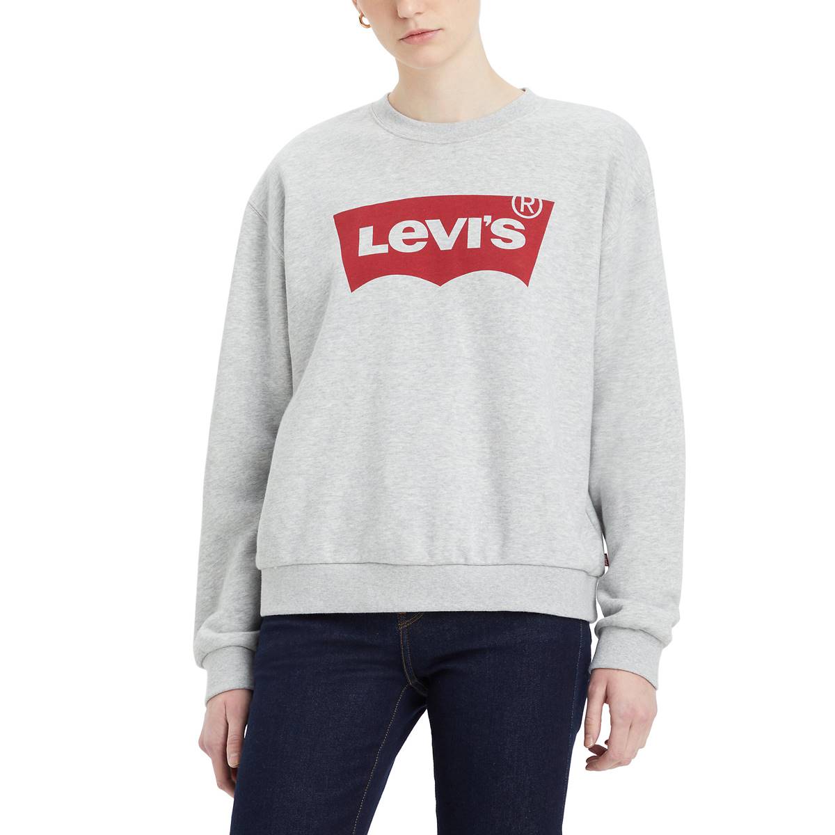 Womens Levi's(R) Graphic Logo Crew Sweatshirt