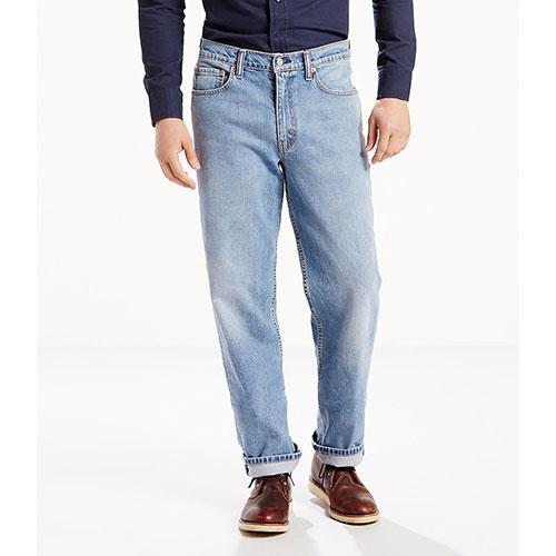 Mens Levi's(R) 550(tm) Relaxed Fit Stretch Jeans - Dark Wash