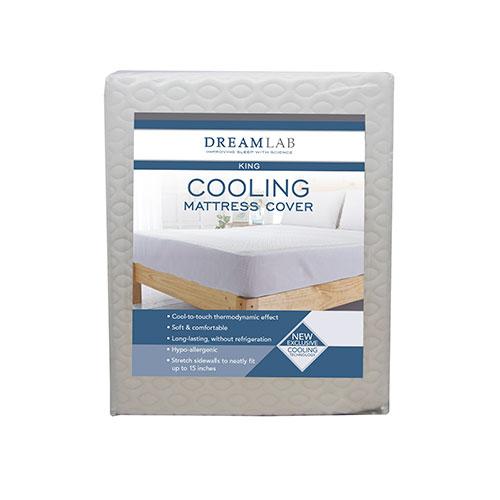 Fresh Ideas Cooling Mattress Cover - White alternate view