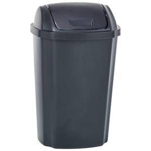 Hefty 13.5 Gallon Black Swing Waste Basket