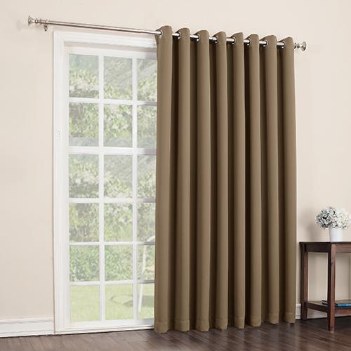 Sun Zero Jonah Extra Wide Blackout Patio Curtain Panel