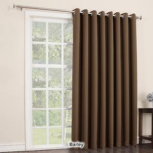 Sun Zero Jonah Extra Wide Blackout Patio Curtain Panel alternate view
