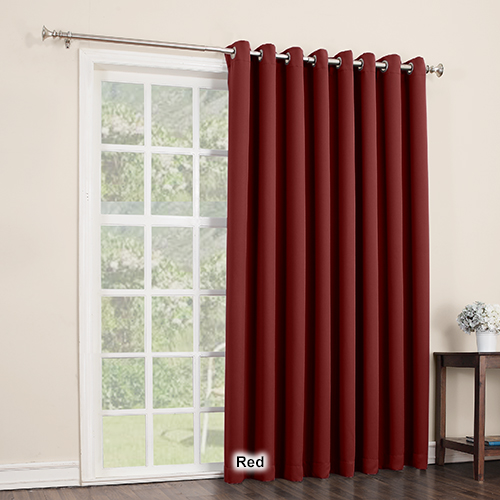 Sun Zero Jonah  Extra Wide Blackout Patio Curtain Panel