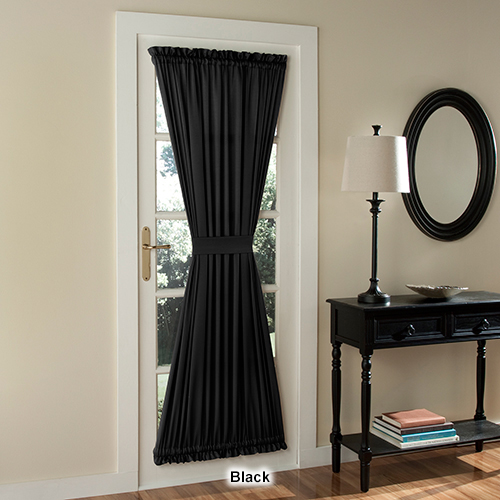 Sun Zero Michael Room Darkening Door Curtain Panel