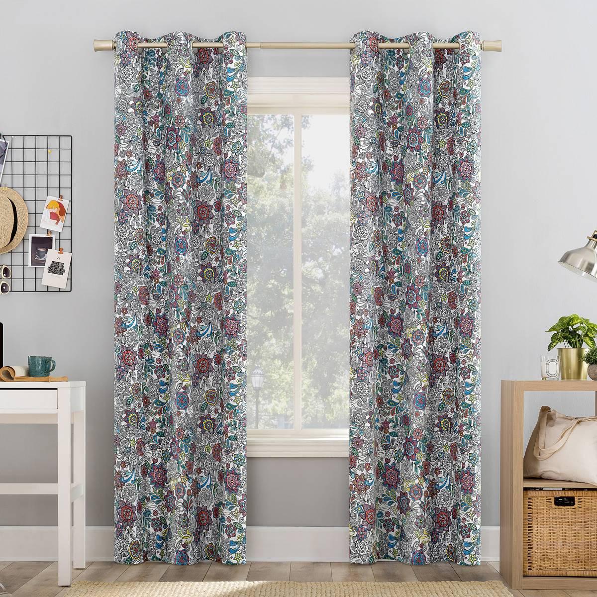 Florsketch Blackout Generations Panel Curtain