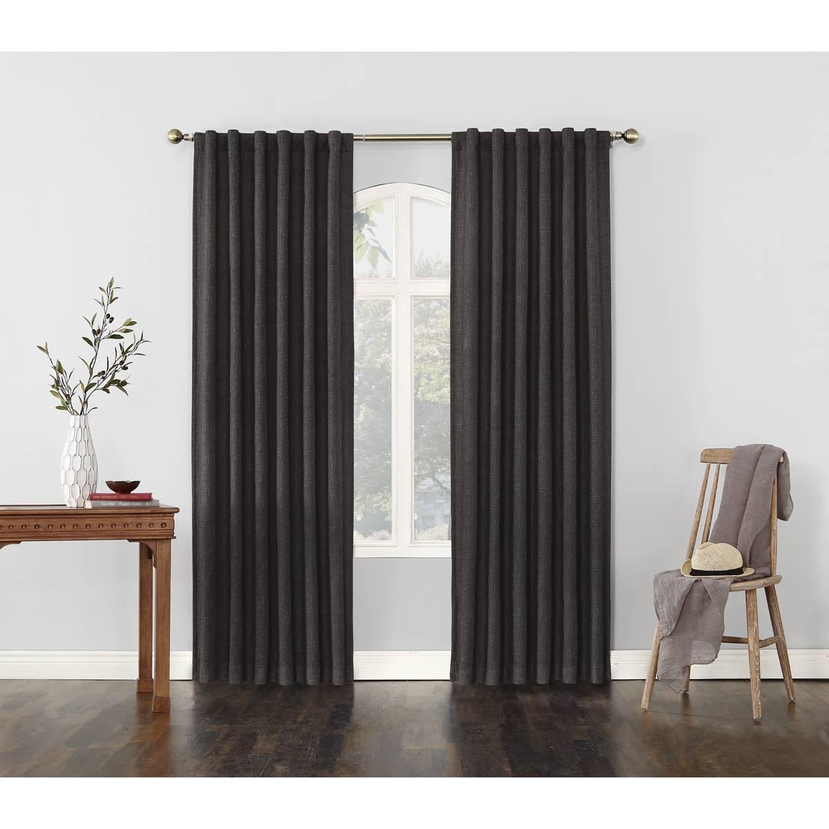 Glennston Room Darkening Back Tab Panel Curtain