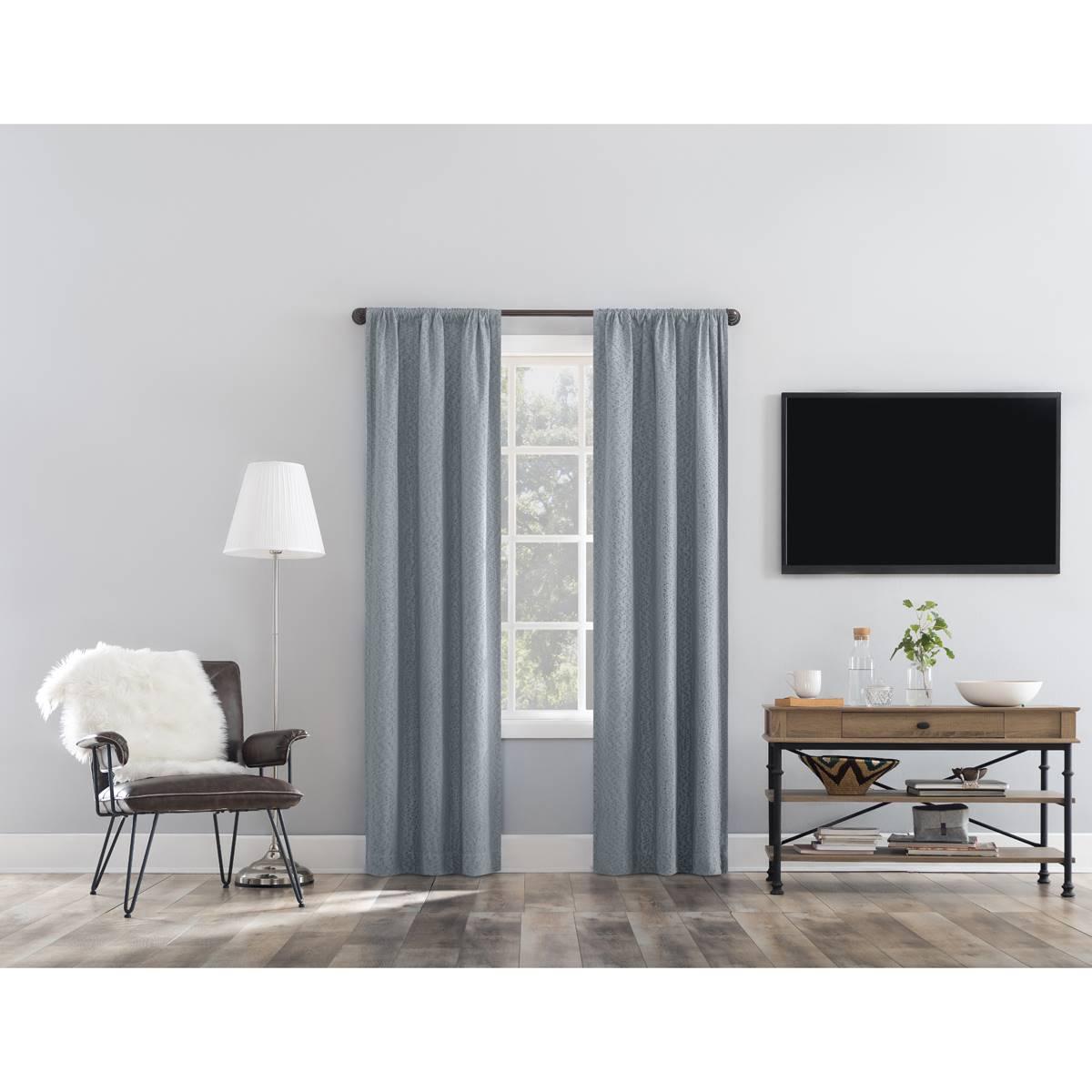 Sun Zero Laurent Blackout Panel Pair Curtains