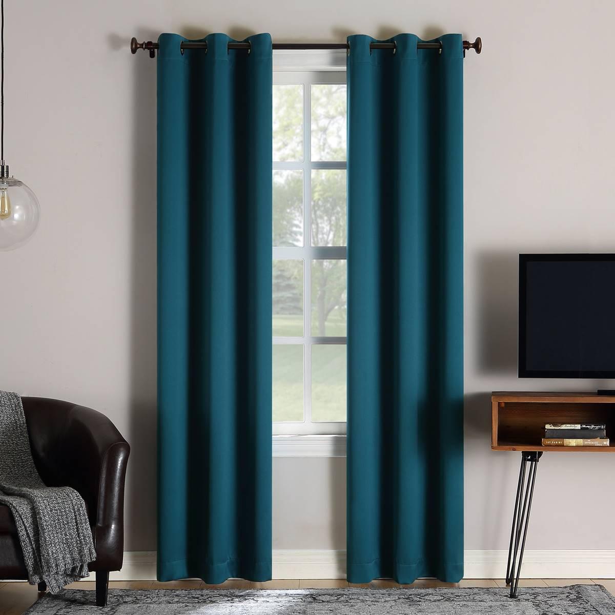 Sun Zero Norway Troy Blackout 2pk. Grommet Panel Curtains
