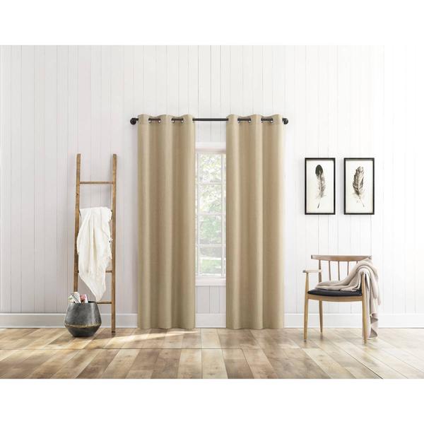 Huron 2pk. Long Fold Light Filtering Grommet Panel Curtains