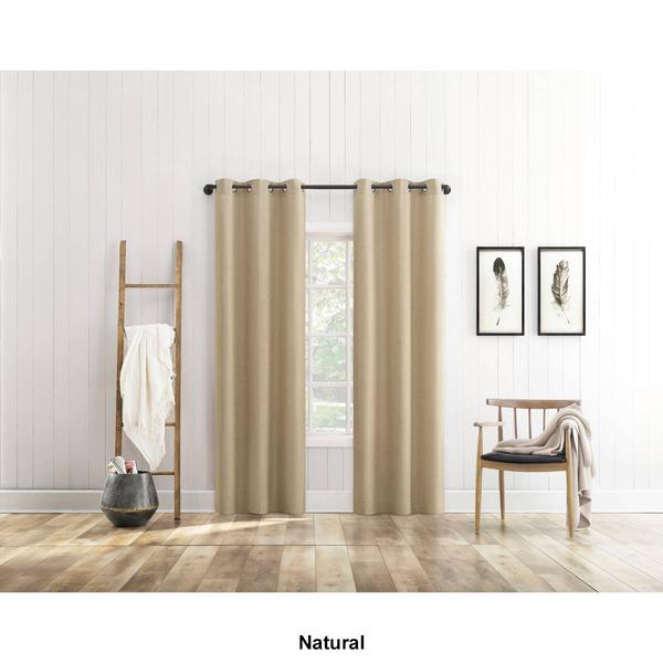 Huron 2pk. Long Fold Light Filtering Grommet Panel Curtains alternate view