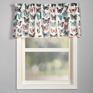 Marepesia Butterfly Print Valance - 54x18